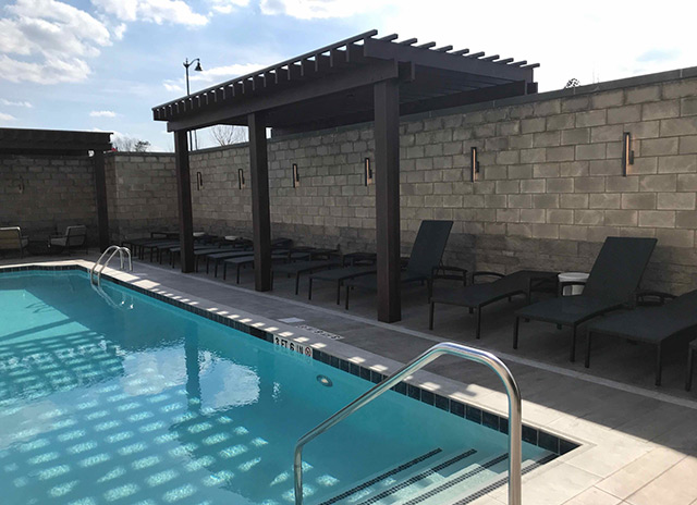 Hilton—Trellis—Pool-Area Hilton Trellis Pool
