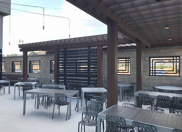 Hilton–Trellis-Pool-area Hilton Trellis Pool area